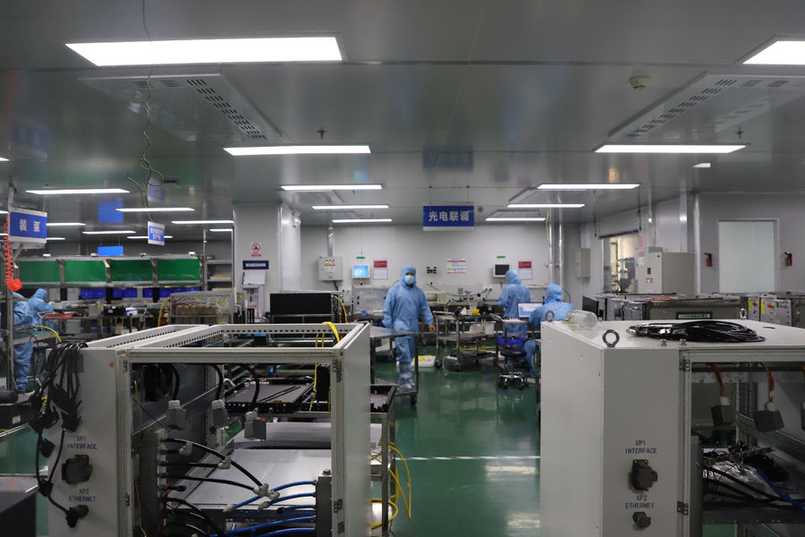 GZ Photonics Technology Co. , Ltd linha de produção do fabricante