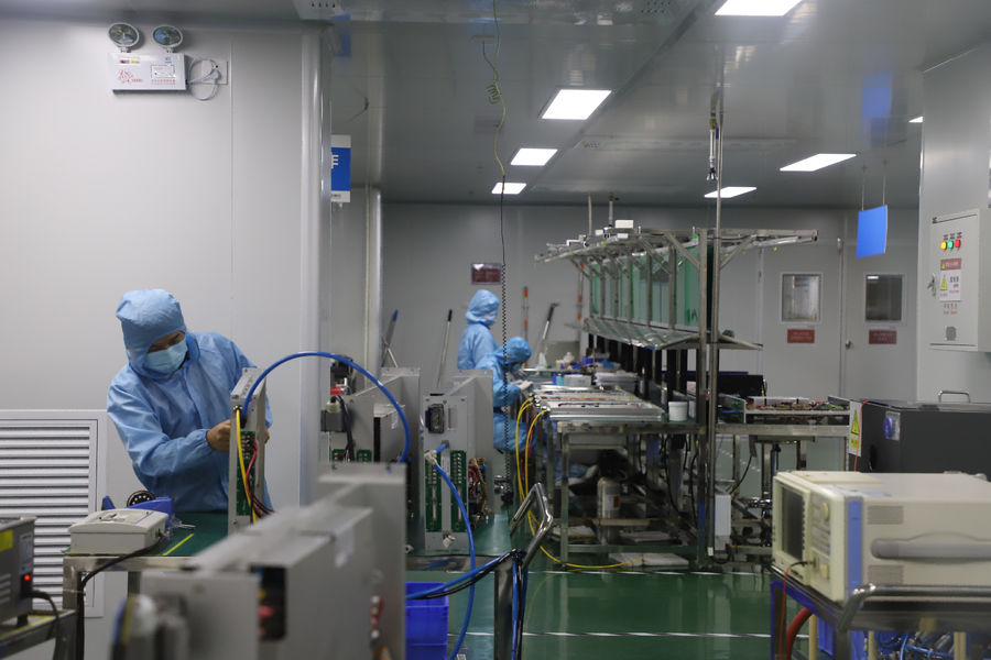 GZ Photonics Technology Co. , Ltd linha de produção do fabricante